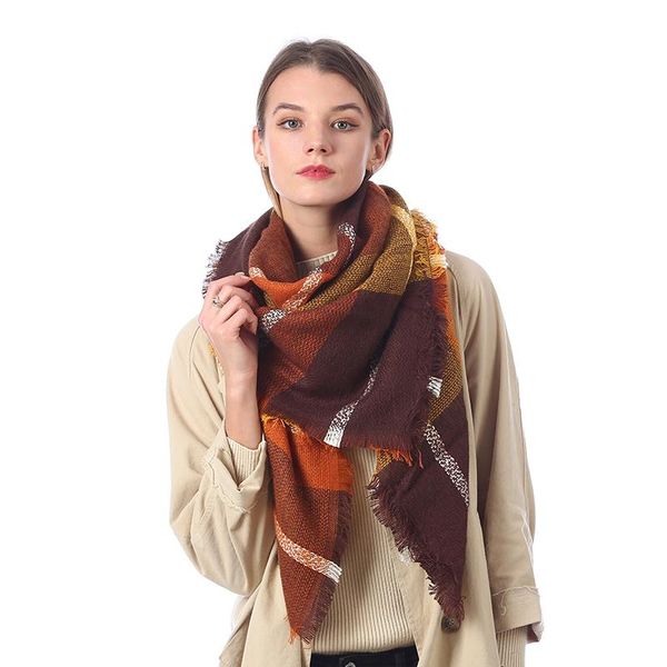 scarves imitation cashmere shawl ladies scarf autumn and winter thickening warm colorful plaid square, Blue;gray
scarves imitation cashmere shawl ladies scarf autumn and winter thickening warm colorful plaid square, Blue;gray