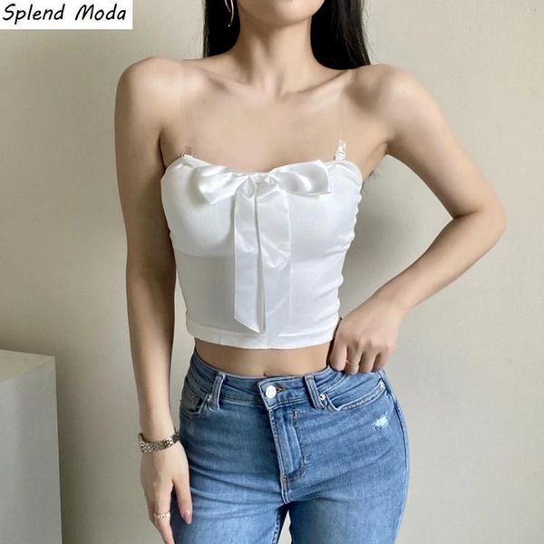 women's tanks & camis bow-knot sweet women french white chest pad tube solid color slim-fit 2021 summer strapless short vest
women's tanks & camis bow-knot sweet women french white chest pad tube solid color slim-fit 2021 summer strapless short vest