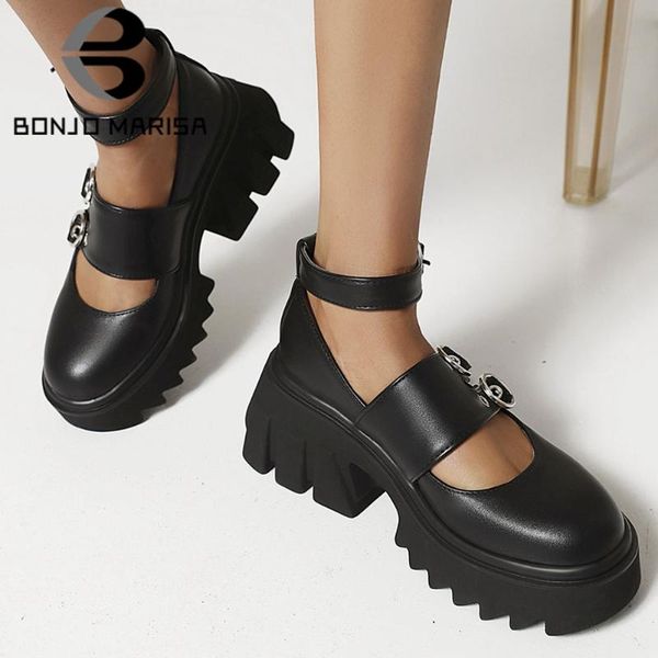 dress shoes bonjomarisa female punk brand gothic chunky heel pumps buckle platform street women casual design woman, Black
dress shoes bonjomarisa female punk brand gothic chunky heel pumps buckle platform street women casual design woman, Black