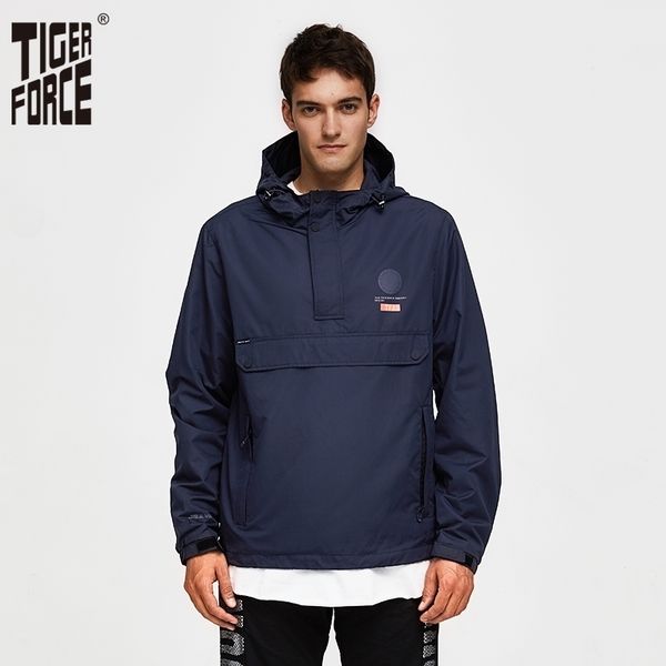tiger force men jacket spring casual jackets hoodie hooded jacket side zipper front pocket coat european size 201128, Black
tiger force men jacket spring casual jackets hoodie hooded jacket side zipper front pocket coat european size 201128, Black