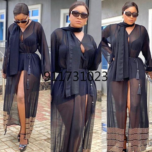 ethnic clothing plus size 2021 african women summer chiffon dress elegant plaid diamond maxi long abaya with inner, Red
ethnic clothing plus size 2021 african women summer chiffon dress elegant plaid diamond maxi long abaya with inner, Red
