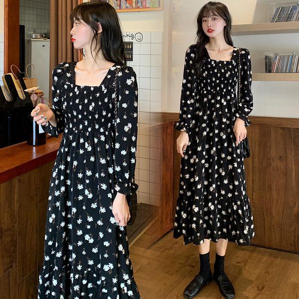 05228# maternity clothes spring autumn long sleeves easy matching loose stylish floral dress pregnant women mom dresses, White
05228# maternity clothes spring autumn long sleeves easy matching loose stylish floral dress pregnant women mom dresses, White