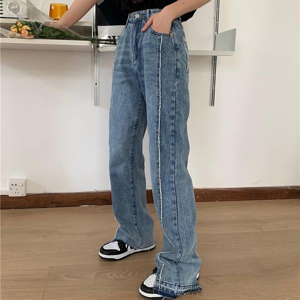 women's jeans vintage ripped women plus size front split high waist wide leg denim pants female blue streetwear straight trousers s-l
women's jeans vintage ripped women plus size front split high waist wide leg denim pants female blue streetwear straight trousers s-l
