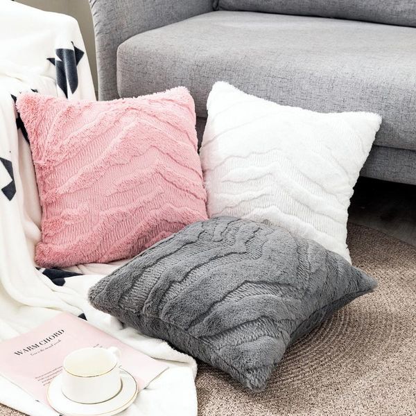 cushion/decorative pillow solid-color pillowcase imitation wool suede car cushion pink gray white solid simple cover
cushion/decorative pillow solid-color pillowcase imitation wool suede car cushion pink gray white solid simple cover