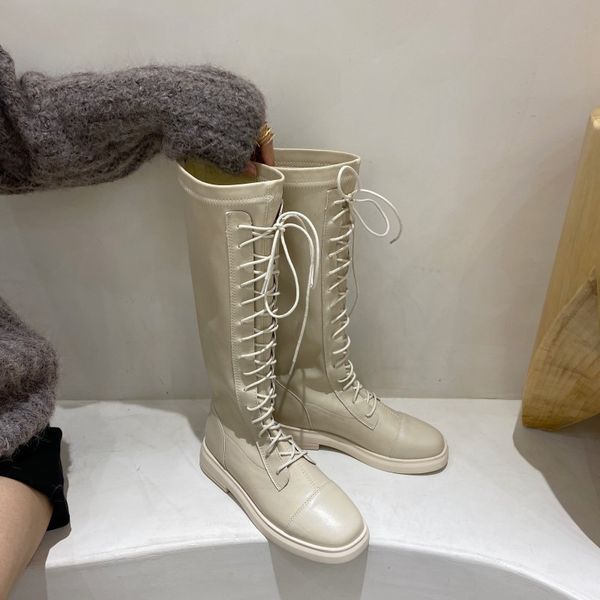 boots lace up cross-tied round toe long knee riding for women designer solid soft faux leather motorcycle rcf5, Black
boots lace up cross-tied round toe long knee riding for women designer solid soft faux leather motorcycle rcf5, Black
