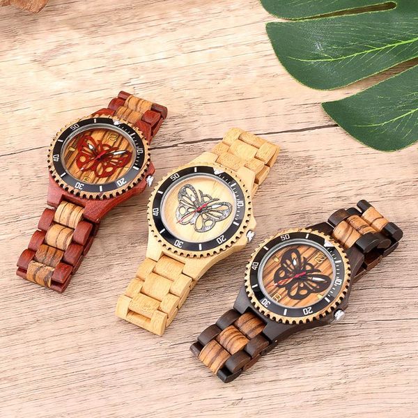 wristwatches classic retro men's quartz movement wood watch three beads butterfly face black red silver color, Slivery;brown
wristwatches classic retro men's quartz movement wood watch three beads butterfly face black red silver color, Slivery;brown