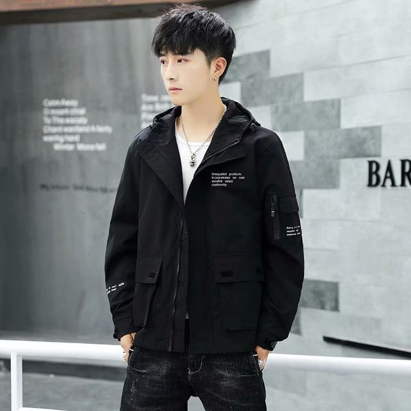 2021 new versatile autumn and winter slim casual handsome clothes fashion men's korean jacket, Black;brown
2021 new versatile autumn and winter slim casual handsome clothes fashion men's korean jacket, Black;brown