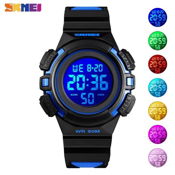 wristwatches skmei kids watches sport waterproof pu leather colorful display children wristwatch 12/24 hour boy clock relogio infantil 2021, Slivery;brown
wristwatches skmei kids watches sport waterproof pu leather colorful display children wristwatch 12/24 hour boy clock relogio infantil 2021, Slivery;brown