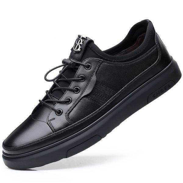 dress shoes men's new autumn trendy casual leather wild fashion soft sole men sf82, Black
dress shoes men's new autumn trendy casual leather wild fashion soft sole men sf82, Black