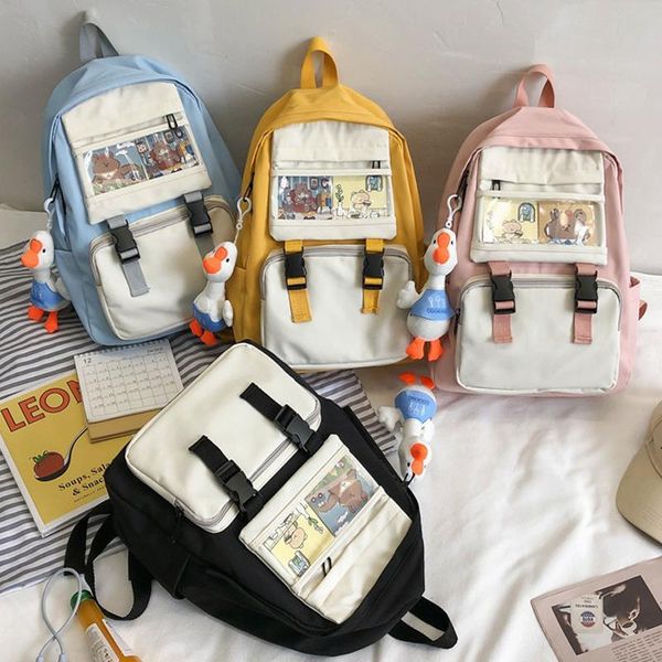 backpack harajuku women fashion casual shoulder bag waterproof school for teenage girl children travel bags
backpack harajuku women fashion casual shoulder bag waterproof school for teenage girl children travel bags