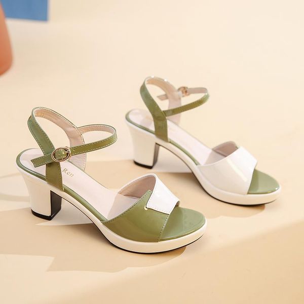 dress shoes sandals women 2021 summer woman 7.5cm square hight heels office lady elegant ankle strap pumps female cover, Black
dress shoes sandals women 2021 summer woman 7.5cm square hight heels office lady elegant ankle strap pumps female cover, Black