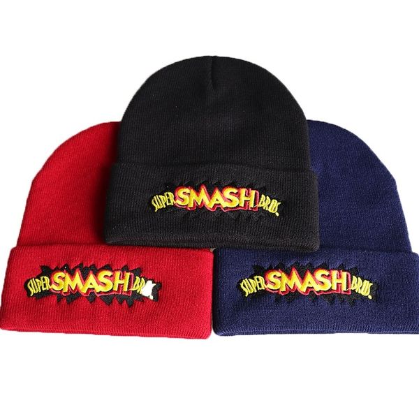 fashion designers skull hats super smash bros beanie knitted winter hat solid hip-hop skullies knitte hat cap costume accessory gifts warmin, Blue;gray
fashion designers skull hats super smash bros beanie knitted winter hat solid hip-hop skullies knitte hat cap costume accessory gifts warmin, Blue;gray