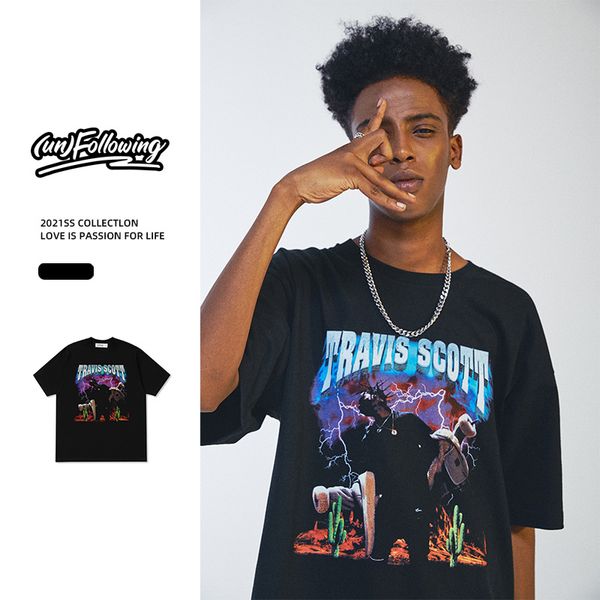 travis scott oversize round neck t shirt hip hop rapper print casual high street loose 100% pure cotton t-shirt for men and women, White;black
travis scott oversize round neck t shirt hip hop rapper print casual high street loose 100% pure cotton t-shirt for men and women, White;black