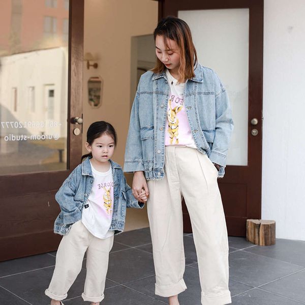 treebibi children's clothing 2021 big pocket parent child denim wash water spring and autumn coat, Blue
treebibi children's clothing 2021 big pocket parent child denim wash water spring and autumn coat, Blue