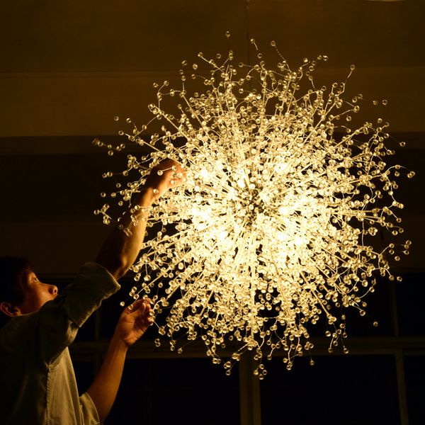 2021 new simples e moderno dandelion iluminao lustre de cristal ao inoxidvel nordic bola luminaria hanglamp g704
2021 new simples e moderno dandelion iluminao lustre de cristal ao inoxidvel nordic bola luminaria hanglamp g704