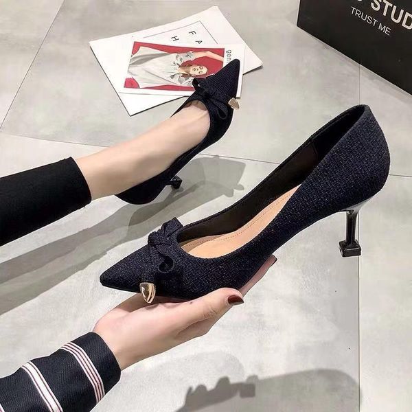 dress shoes women heels high women's 2021 spring autumn red girl heel chaussure femme zapatos mujer, Black
dress shoes women heels high women's 2021 spring autumn red girl heel chaussure femme zapatos mujer, Black