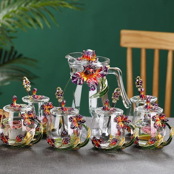 wine glasses creative enamel colored water mug with flower tea household transparent crystal glass lead-cup high-end gift
wine glasses creative enamel colored water mug with flower tea household transparent crystal glass lead-cup high-end gift