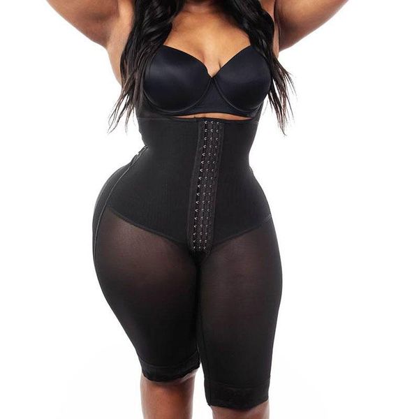 women's shapers high compression tight shaping bodysuit mid-leg shapewear lace-up waistband braless mid-back fajas for women, Black;white 
women's shapers high compression tight shaping bodysuit mid-leg shapewear lace-up waistband braless mid-back fajas for women, Black;white