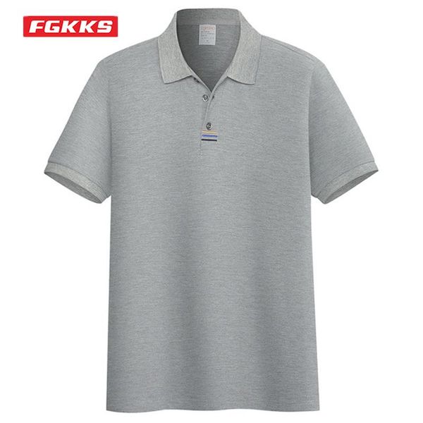 men's polos fgkks 2021 summer casual shirt men solid color cotton trendy embroidery short sleeve tees loose for, White;black
men's polos fgkks 2021 summer casual shirt men solid color cotton trendy embroidery short sleeve tees loose for, White;black