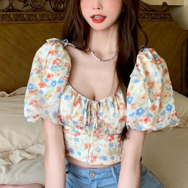 women's blouses & shirts crop women sweet printing bandage designer cold shoulder blouse korean fashion casual elegant 2021, White
women's blouses & shirts crop women sweet printing bandage designer cold shoulder blouse korean fashion casual elegant 2021, White