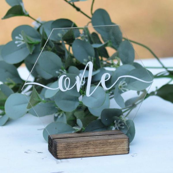 party decoration custom hexagon table numbers wedding number with stand acrylic
party decoration custom hexagon table numbers wedding number with stand acrylic