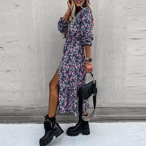 casual dresses autumn winter long floral print dress for women full sleeve split female boho elegant maxi party vestidos, Black;gray
casual dresses autumn winter long floral print dress for women full sleeve split female boho elegant maxi party vestidos, Black;gray