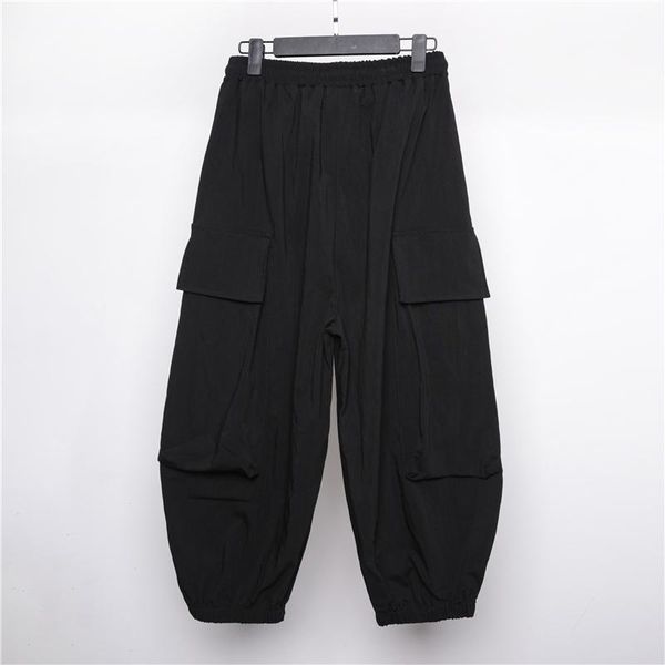 men's pants spring and autumn solid color elastic waist large pockets design loose harun wide leg wick, Black
men's pants spring and autumn solid color elastic waist large pockets design loose harun wide leg wick, Black