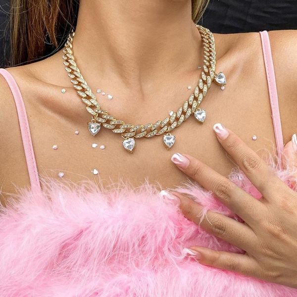 chokers necklace women cuban chain punk style geometric stylish, Golden;silver
chokers necklace women cuban chain punk style geometric stylish, Golden;silver