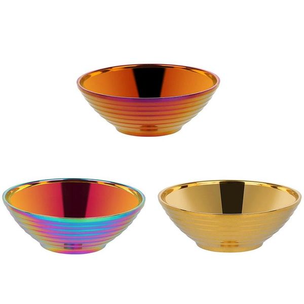 round noodle bowl double layer anti-scalding tableware for pot sauce soup rice big ramen bowl stainless steel
round noodle bowl double layer anti-scalding tableware for pot sauce soup rice big ramen bowl stainless steel