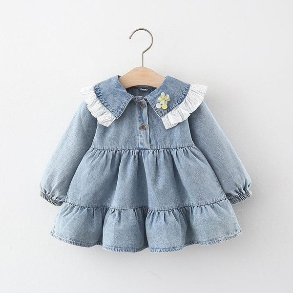 girl's dresses fashion outfits autumn girls kids princess jeans dress children baby infants long sleeve lace flower vestidos s12837, Red;yellow
girl's dresses fashion outfits autumn girls kids princess jeans dress children baby infants long sleeve lace flower vestidos s12837, Red;yellow