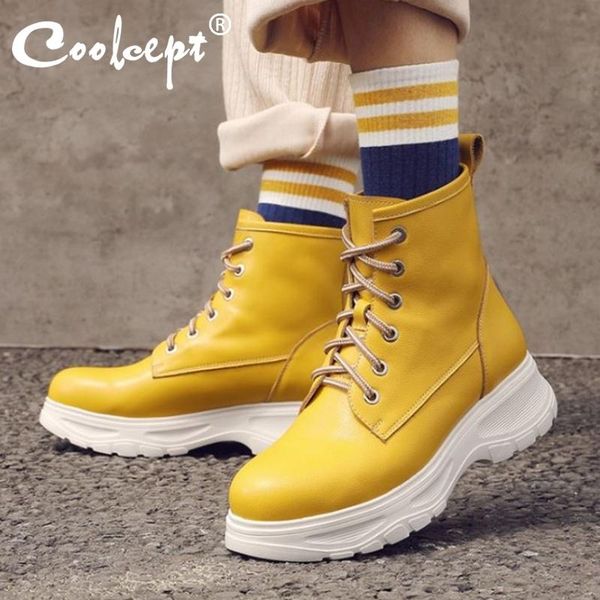 boots coolcept real leather women ankle round toe flat heel shoes warm daily footwear size 34-42, Black
boots coolcept real leather women ankle round toe flat heel shoes warm daily footwear size 34-42, Black