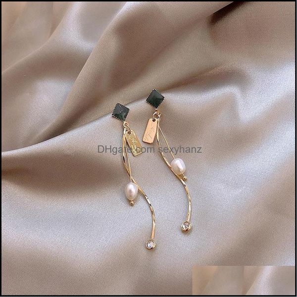 dangle & chandelier earrings jewelry s1001 fashion s925 sier post simple goddess spiral pearl long tassel lady stud drop delivery 2021 adkzi, Silver
dangle & chandelier earrings jewelry s1001 fashion s925 sier post simple goddess spiral pearl long tassel lady stud drop delivery 2021 adkzi, Silver
