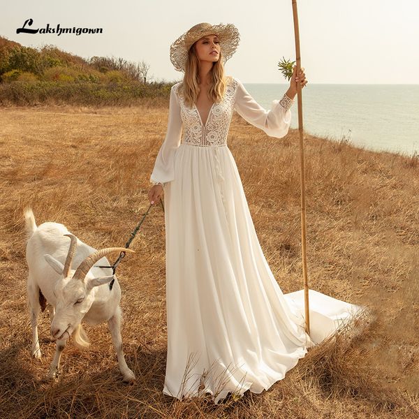 new long sleeve boho es vestido de novia 2021 lace beach wedding gown plus size a-line bride sukienka df69, White
new long sleeve boho es vestido de novia 2021 lace beach wedding gown plus size a-line bride sukienka df69, White
