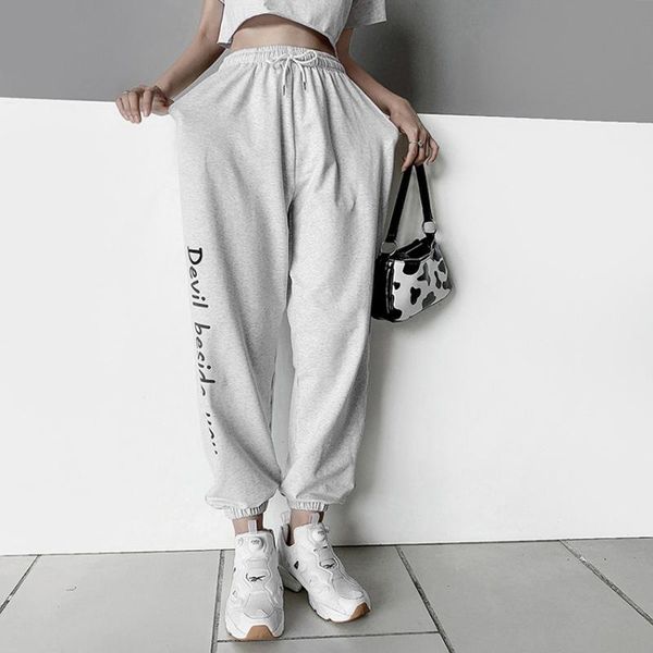 women's pants & capris lusofie letter printed drawstring high waist sweatpants joggers women streetwear slogan hip hop casual trousers, Black;white
women's pants & capris lusofie letter printed drawstring high waist sweatpants joggers women streetwear slogan hip hop casual trousers, Black;white
