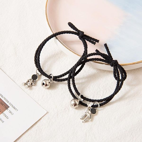 link, chain korean trend astronaut's friend bracelet fashion 2 piece set star couples accessories creative party jewelry gift, Black
link, chain korean trend astronaut's friend bracelet fashion 2 piece set star couples accessories creative party jewelry gift, Black