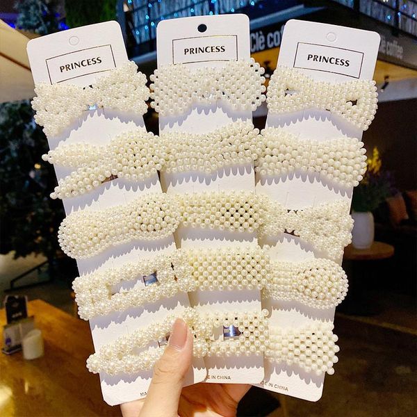 hair clips & barrettes 2/5pcs simulated pearl clip for women korean hairpins girl geometric fashion hairgrip accessories, Golden;silver
hair clips & barrettes 2/5pcs simulated pearl clip for women korean hairpins girl geometric fashion hairgrip accessories, Golden;silver
