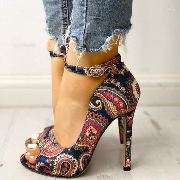 women shoes summer print high heels sandals peep toe party wedding pumps fashion buckle strap platform ladies1, Black
women shoes summer print high heels sandals peep toe party wedding pumps fashion buckle strap platform ladies1, Black