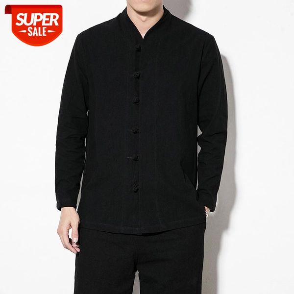 men shirts cotton linen long sleeve casual shirts chinese style solid streetwear loose comfortable men shirt white blouse black #2m00, White;black
men shirts cotton linen long sleeve casual shirts chinese style solid streetwear loose comfortable men shirt white blouse black #2m00, White;black