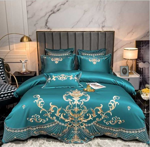 luxurious green bedding set euro cotton tribute silk duvet cover bed linen double bed sheet sets
luxurious green bedding set euro cotton tribute silk duvet cover bed linen double bed sheet sets