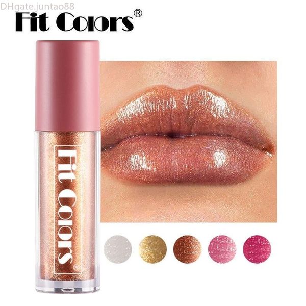 

fit colors moisturizing high gloss lip gloss metallic diamond lip pearly shimmer liquid lipstick lip glaze