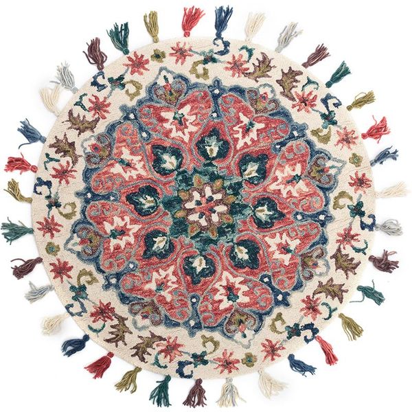 carpets handmade wool carpet home bedroom decor rugs round tassel luxury retro print weave office rug
carpets handmade wool carpet home bedroom decor rugs round tassel luxury retro print weave office rug