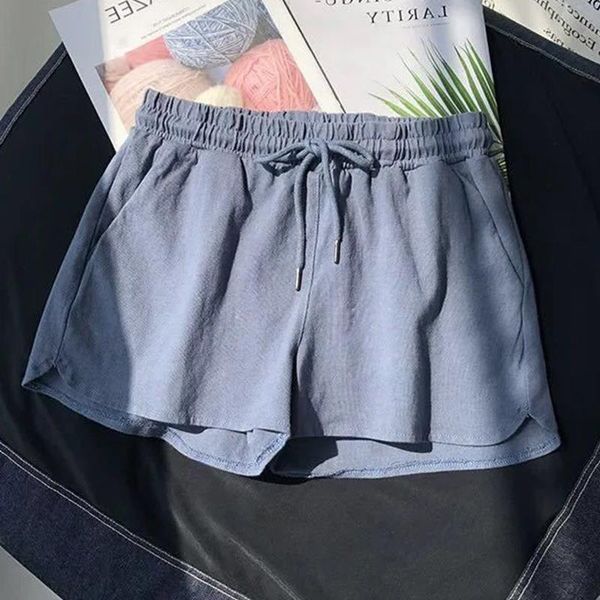 women's shorts women summer casual solid drawstring high waist loose for girls soft cool female short s-3xl, White;black
women's shorts women summer casual solid drawstring high waist loose for girls soft cool female short s-3xl, White;black