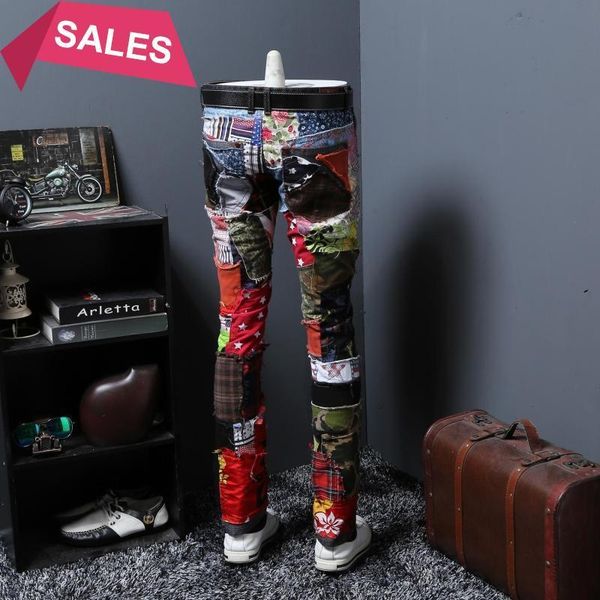 autumn split joint personality leisure time jeans male beggar long pants trend directly canister self-cultivation youth, Blue
autumn split joint personality leisure time jeans male beggar long pants trend directly canister self-cultivation youth, Blue