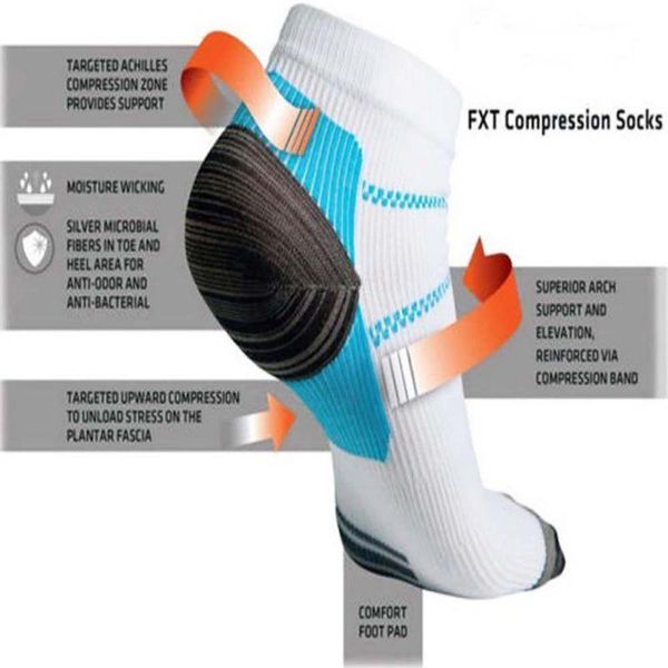 breathable plantar fasciitis heel arch pain relieving compression sports socks sportswear, Black
breathable plantar fasciitis heel arch pain relieving compression sports socks sportswear, Black