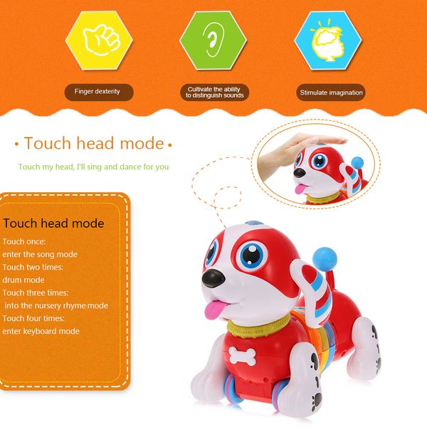 infrared rc dog smart sausage dog sing dance walking robot dog electronic pet cute voice educational toys for boys girls
infrared rc dog smart sausage dog sing dance walking robot dog electronic pet cute voice educational toys for boys girls