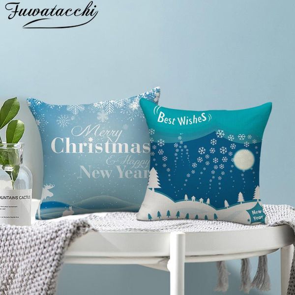 cushion/decorative pillow fuwatacchi blue christmas gift cushion cover xmas snow bell po throw for home sofa decor pillowcases funda cojin
cushion/decorative pillow fuwatacchi blue christmas gift cushion cover xmas snow bell po throw for home sofa decor pillowcases funda cojin