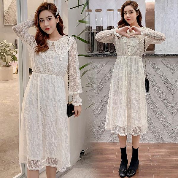 maternity dresses 901# clothes spring autumn lace patchwork easy matching loose a line dress for pregnant women mom, White
maternity dresses 901# clothes spring autumn lace patchwork easy matching loose a line dress for pregnant women mom, White