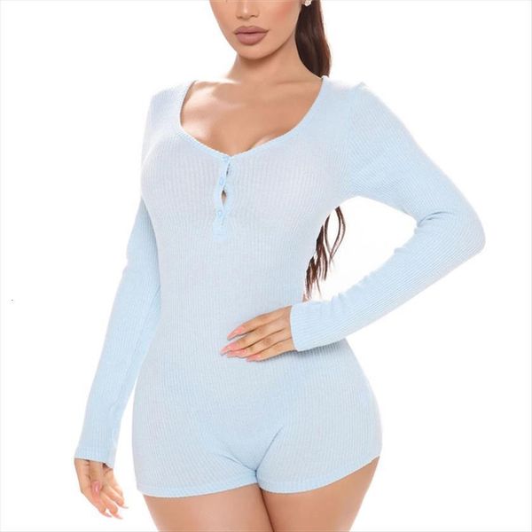 long sleeve knitted bodysuit stylish womens romper slim fit casual home service solid color, Black;white
long sleeve knitted bodysuit stylish womens romper slim fit casual home service solid color, Black;white