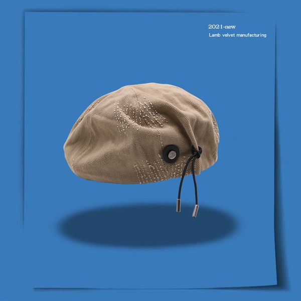 metal label strap worn beret men women easy to wear bud pumpkin octagonal hat tide, Blue;gray
metal label strap worn beret men women easy to wear bud pumpkin octagonal hat tide, Blue;gray