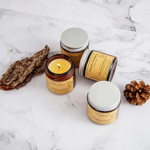 4# 1pc natural soy wax candle plant essential oil glass smokeless party home decoration gift candles
4# 1pc natural soy wax candle plant essential oil glass smokeless party home decoration gift candles